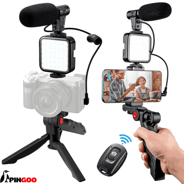 Un kit de microphone vidéo pour smartphone est un ensemble d'accessoires conçus pour améliorer la qualité audio lors de l'enregistrement de vidéos sur un smartphone. Ces kits sont particulièrement utiles pour les créateurs de contenu, les vloggers, les cinéastes amateurs et toute personne cherchant à améliorer l'audio de ses vidéos réalisées avec un smartphone.