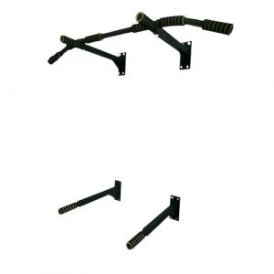 Barre fixe murale + Dips paralléle manette jaune & noir