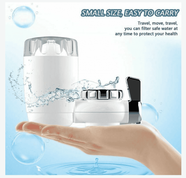 Système de Filtration à Eau pour Robinet - Filtration à 5 Couches - Mode Double Sortie