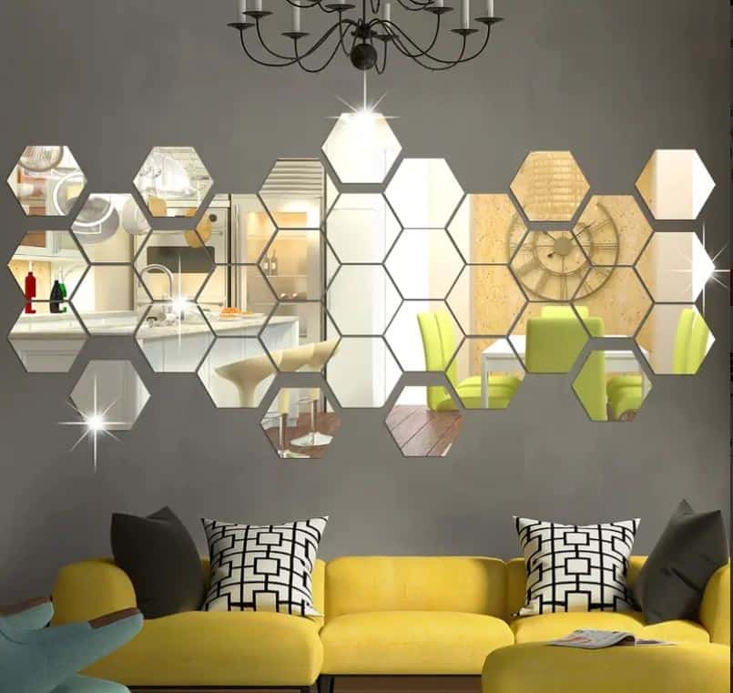 Miroirs Acryliques Hexagonaux