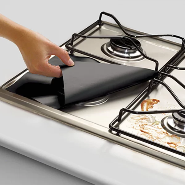 Pack de 8 Pièces de Carbone Inflammable pour Protection de Cuisinière