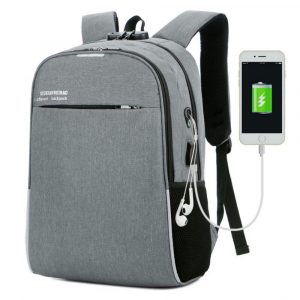 Sac à dos pour ordinateur, loisirs d'affaires, voyage, sac étudiant avec port USB (gris)Caractéristiques: 1. Sacoche pour ordinateur portable de grande capacité de 15,6 pouces 2. Hydrofuge, utilisant un tissu imperméable de haute qualité, ne craignant plus la pluie légère 3. Panneau arrière et bretelles en mousse pour plus de commodité. 4. Durable et résistant à l'eau avec une surface anti-rayures 5. Pochette rembourrée pour ordinateur portable dans le compartiment principal 6. Sangle de bagage à l'arrière La sangle de bagage permet au sac à dos de s'accrocher facilement à un bras de valise 7. Port USB externe pour charger votre téléphone à tout moment temps, la conception vous fait gagner du temps. Grande commodité intégrée. 4) Boucle fixe réglable, la longueur de la sangle peut être ajustée selon les besoins imageimage Grande capacité20-35L, grande capacité. Il peut facilement contenir les articles nécessaires pendant 5 à 7 jours. Ordinateurs portables, iPads, documents, vêtements, parapluies, etc.imageimageimage image Chargement USB Port USB externe pour charger votre téléphone à tout moment. Ce produit ne contient pas de batterie externe image Design ergonomique Sangle en forme de "S", coussin dorsal respirant en nid d'abeille, rend votre dos plus confortable. image Sangle à bagages Sangle à bagages à l'arrière, La ceinture à bagages permet au sac à dos de s'accrocher facilement au levier de la valise image Conception de bande réfléchissante Plus sûr de voyager la nuit image Affichage couleur Plus d'options image Afficher les détails imageimageimageimageimage