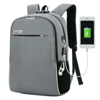 Sac à dos pour ordinateur, loisirs d'affaires, voyage, sac étudiant avec port USB (gris)Caractéristiques: 1. Sacoche pour ordinateur portable de grande capacité de 15,6 pouces 2. Hydrofuge, utilisant un tissu imperméable de haute qualité, ne craignant plus la pluie légère 3. Panneau arrière et bretelles en mousse pour plus de commodité. 4. Durable et résistant à l'eau avec une surface anti-rayures 5. Pochette rembourrée pour ordinateur portable dans le compartiment principal 6. Sangle de bagage à l'arrière La sangle de bagage permet au sac à dos de s'accrocher facilement à un bras de valise 7. Port USB externe pour charger votre téléphone à tout moment temps, la conception vous fait gagner du temps. Grande commodité intégrée. 4) Boucle fixe réglable, la longueur de la sangle peut être ajustée selon les besoins imageimage Grande capacité20-35L, grande capacité. Il peut facilement contenir les articles nécessaires pendant 5 à 7 jours. Ordinateurs portables, iPads, documents, vêtements, parapluies, etc.imageimageimage image Chargement USB Port USB externe pour charger votre téléphone à tout moment. Ce produit ne contient pas de batterie externe image Design ergonomique Sangle en forme de "S", coussin dorsal respirant en nid d'abeille, rend votre dos plus confortable. image Sangle à bagages Sangle à bagages à l'arrière, La ceinture à bagages permet au sac à dos de s'accrocher facilement au levier de la valise image Conception de bande réfléchissante Plus sûr de voyager la nuit image Affichage couleur Plus d'options image Afficher les détails imageimageimageimageimage