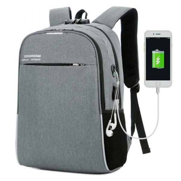 Sac à dos pour ordinateur, loisirs d'affaires, voyage, sac étudiant avec port USB (gris)Caractéristiques: 1. Sacoche pour ordinateur portable de grande capacité de 15,6 pouces 2. Hydrofuge, utilisant un tissu imperméable de haute qualité, ne craignant plus la pluie légère 3. Panneau arrière et bretelles en mousse pour plus de commodité. 4. Durable et résistant à l'eau avec une surface anti-rayures 5. Pochette rembourrée pour ordinateur portable dans le compartiment principal 6. Sangle de bagage à l'arrière La sangle de bagage permet au sac à dos de s'accrocher facilement à un bras de valise 7. Port USB externe pour charger votre téléphone à tout moment temps, la conception vous fait gagner du temps. Grande commodité intégrée. 4) Boucle fixe réglable, la longueur de la sangle peut être ajustée selon les besoins imageimage Grande capacité20-35L, grande capacité. Il peut facilement contenir les articles nécessaires pendant 5 à 7 jours. Ordinateurs portables, iPads, documents, vêtements, parapluies, etc.imageimageimage image Chargement USB Port USB externe pour charger votre téléphone à tout moment. Ce produit ne contient pas de batterie externe image Design ergonomique Sangle en forme de "S", coussin dorsal respirant en nid d'abeille, rend votre dos plus confortable. image Sangle à bagages Sangle à bagages à l'arrière, La ceinture à bagages permet au sac à dos de s'accrocher facilement au levier de la valise image Conception de bande réfléchissante Plus sûr de voyager la nuit image Affichage couleur Plus d'options image Afficher les détails imageimageimageimageimage
