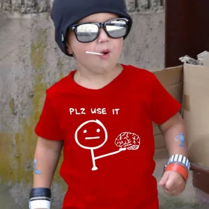 Tshirt Plz use it pour enfant