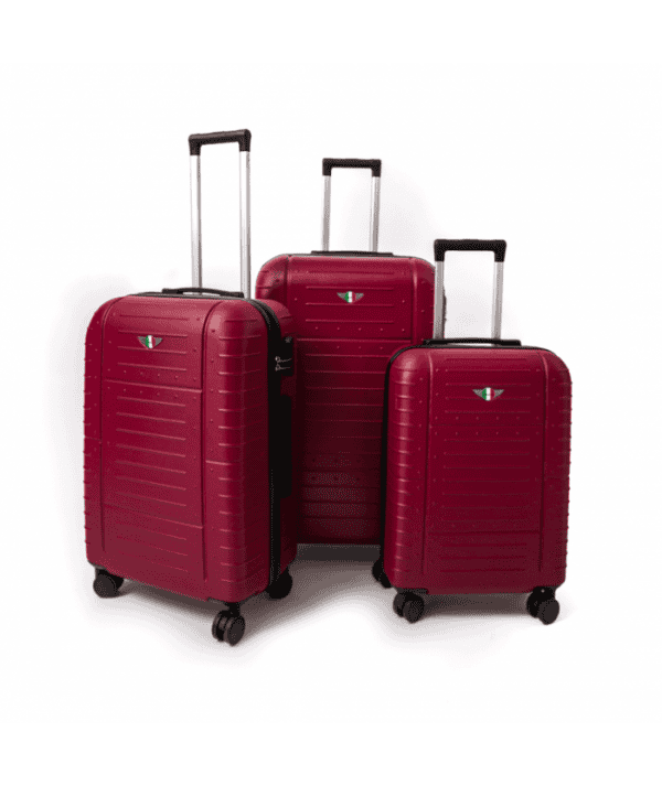 Série de 3 valises, ABS FRANCO couleur Rouge