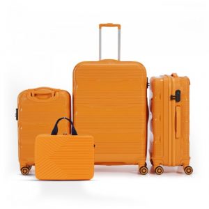 Set De 4 Valises Titou couleur orange