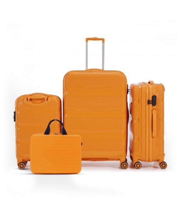 Set De 4 Valises Titou couleur orange