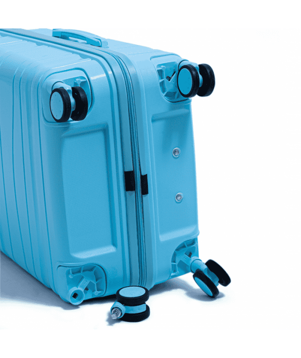 Set De Trois Valises Titou roue démontable couleur Bleu ciel