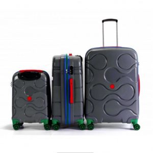 Set de 3 valises TITOU couleur Gris