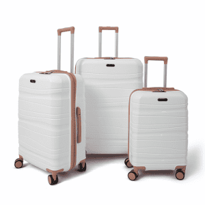 Set de 3 valises titou multicolore Blanc/Saumon