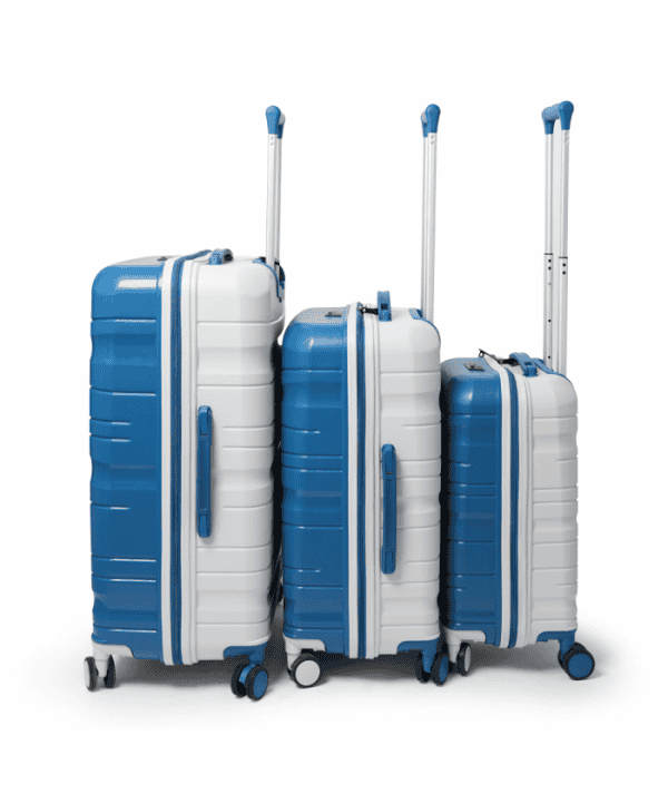 Set de 3 valises titou multicolore Bleu/Blanc