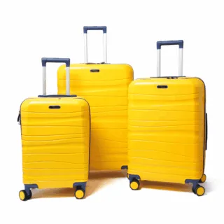 Set de 3 valises titou multicolore Bleu Jaune
