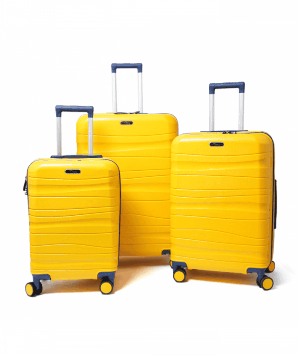 Set de 3 valises titou multicolore Bleu Jaune