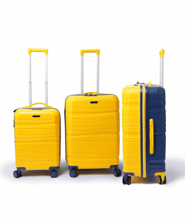 Set de 3 valises titou multicolore Bleu Jaune