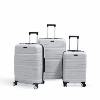 Set de trois valises Titou couleur Blanc