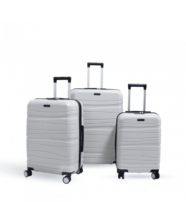 Set de trois valises Titou couleur Blanc