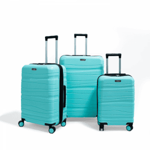Set de trois valises Titou couleur Vert d'eau