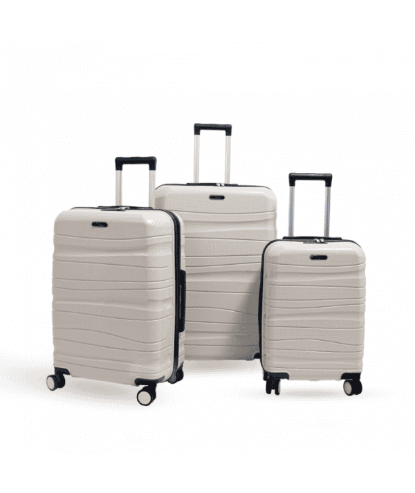 Set de trois valises Titou couleur Beige