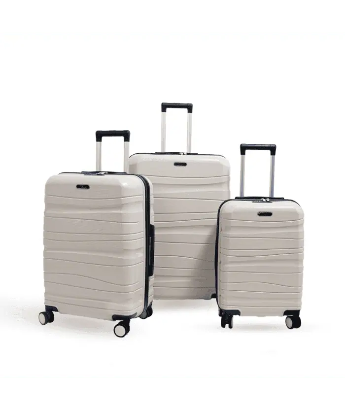 Set de trois valises Titou couleur Beige