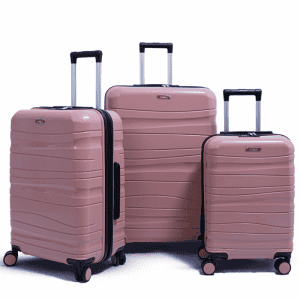 Set de trois valises Titou couleur Saumon