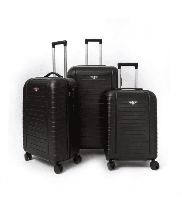 Série de 3 valises, ABS FRANCO couleur Noir