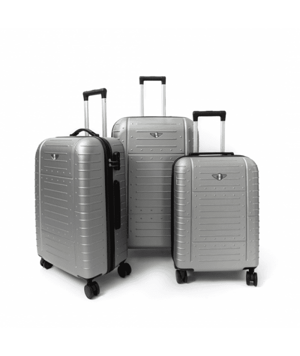 Série de 3 valises, ABS FRANCO couleur silver