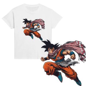 Goku avec Keffieh T-shirt à col rond