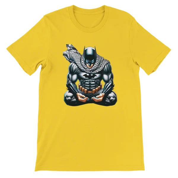 T-shirt Batman Porte Kufya jaune