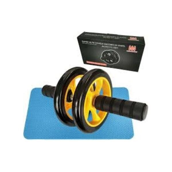 AB Wheel double abdomen Noir/Jaune