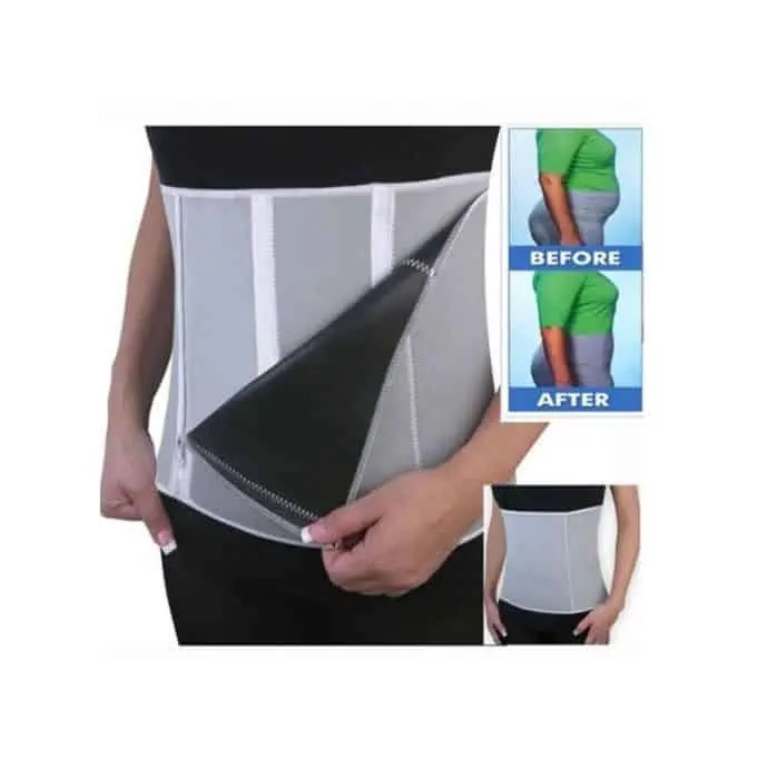 Ceinture Amincissante Réglable - Gris