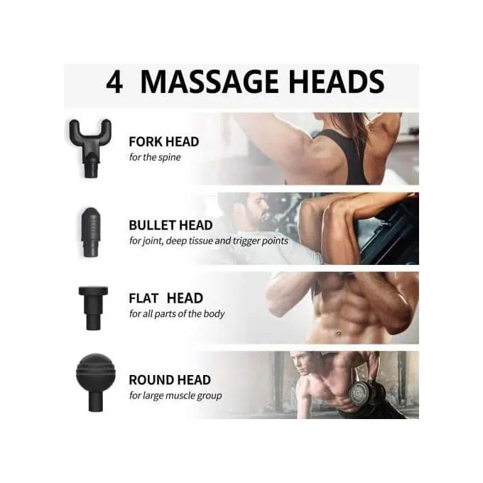 Pistolet de massage musculaire - Noir