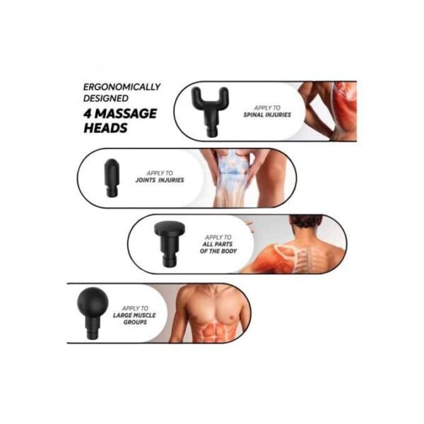 Pistolet de massage musculaire - Bleu
