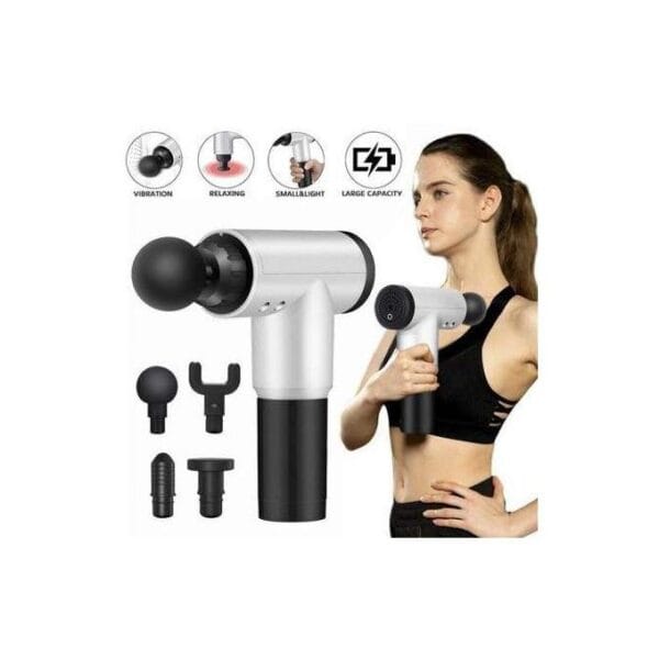 Pistolet de massage musculaire - Noir