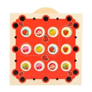 Jeu de correspondance de mémoire en bois