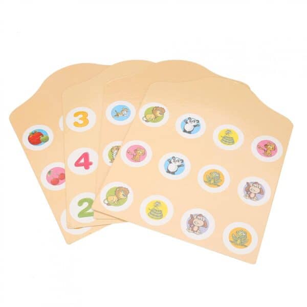 Jeu de mémoire montessori coccinelle en bois