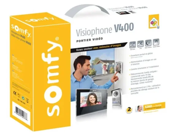 Visiophone V400 noir PRO 2F