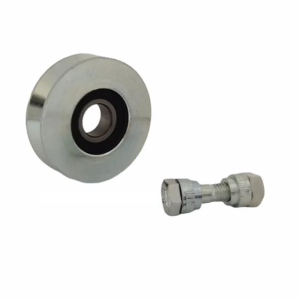 Galet Ø100 mm en U double roulement G100U2R