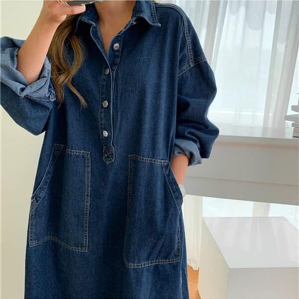 Robe en jeans oversize