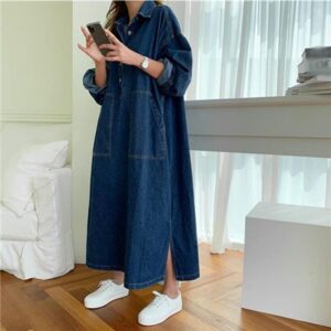 Robe en jeans oversize
