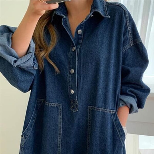 Robe en jeans oversize