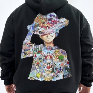 capuche anime Luffy One Piece