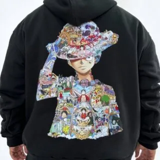 capuche anime Luffy One Piece