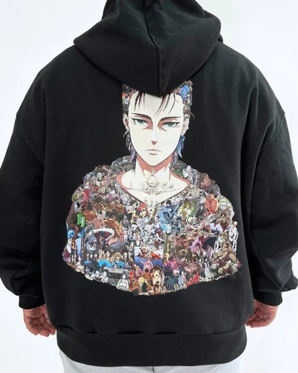 capuche anime Eren Jäger