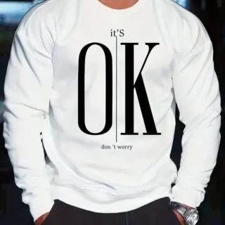 sweatshirt molleton pour homme