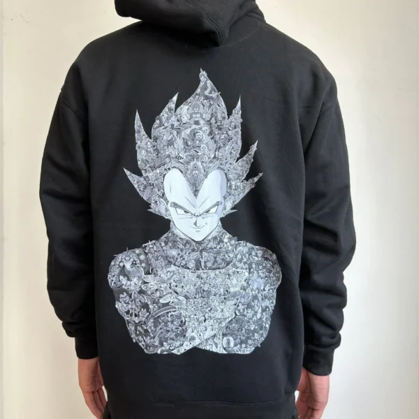 Sweat à capuche molleton Vegeta - Inspiré de Dragon Ball | Style Anime