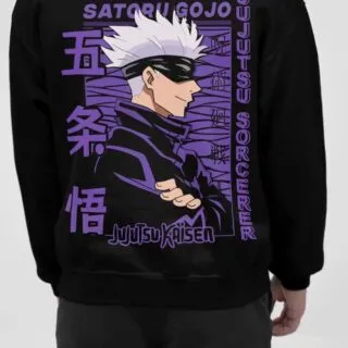 Sweat à capuche Satoru Gojo - Style Anime Jujutsu Kaisen