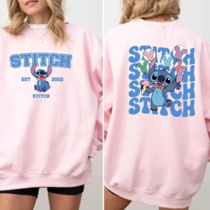 Capuche de Couple Stitch Disney Est. 2002