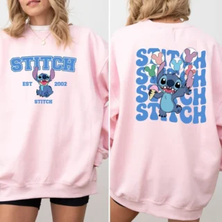 Capuche de Couple Stitch Disney Est. 2002