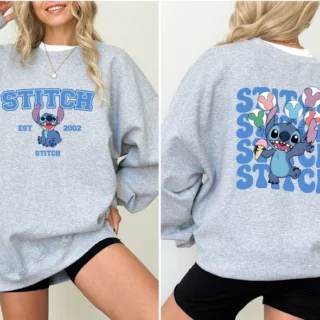 Capuche de Couple Stitch Disney Est. 2002